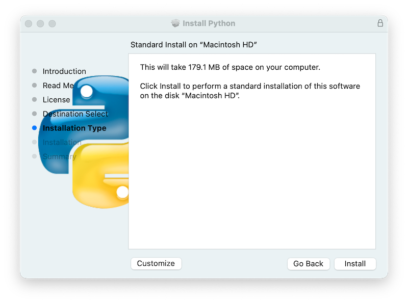 Downloading Python on Mac